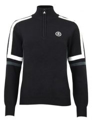 Peak Mountain Sweter "Asta" w kolorze czarnym rozmiar: S. Czarne swetry Peak Mountain, s, bez wzorów, bez ramiączek. Za 217.99 zł.