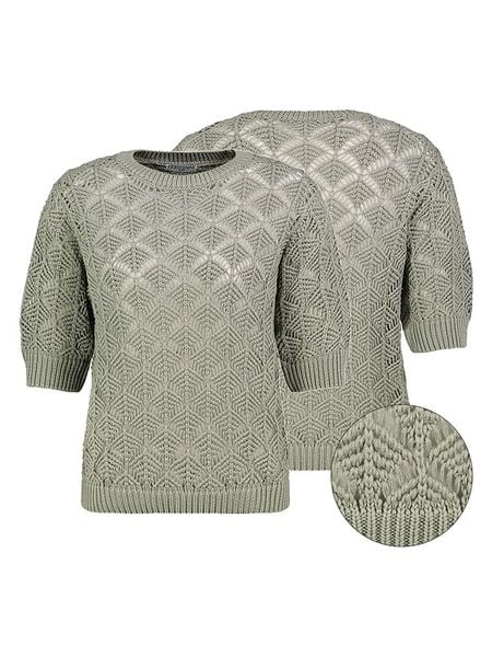 Eight2Nine Sweter w kolorze zielonym rozmiar: M/L. Zielone swetry Eight2Nine, l, bez wzorów, bez ramiączek. Za 100.52 zł.