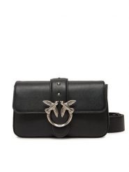PINKO Torebka Love One Mini Slouchy Fl PE 25 PLTT 104340 A0QO Czarny. Czarne torebki klasyczne Pinko, bez wzorów, ze skóry, bez dodatków. Za 1,379.00 zł.