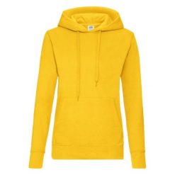 Bluza Damska Z Kapturem. Brązowe bluzy fruit of the loom, xl, bez wzorów, bez ramiączek, z kapturem. Za 83.99 zł.