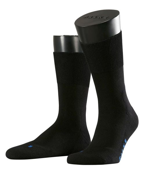 Skarpety sportowe Falke. Czarne skarpetki Falke, bez wzorów, z materiału. Za 257.99 zł.