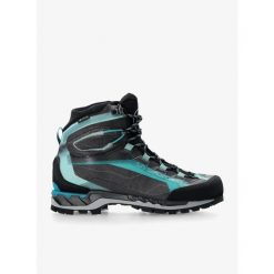 Buty trekkingowe damskie La Sportiva Trango Tech GTX. Niebieskie buty trekkingowe La Sportiva, bez wzorów, bez zapięcia, trekkingowe. Za 1,375.49 zł.