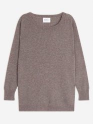 Perfect Cashmere Kaszmirowy sweter "Molly" w kolorze szarobrązowym rozmiar: M. Brązowe swetry Perfect Cashmere, m, bez wzorów, z kaszmiru, bez ramiączek. Za 413.99 zł.