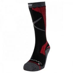 Skarpety Hokejowe Unisex Dla Dorosłych Pro Vapor Tall. Czarne skarpetki Bauer, bez wzorów, z dzianiny. Za 227.99 zł.