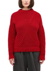 Mustang Sweter w kolorze czerwonym rozmiar: S. Czerwone swetry Mustang, s, bez wzorów, z wełny, bez ramiączek. Za 231.68 zł.