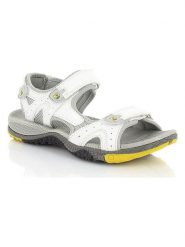 Kimberfeel Sandały "Logane" w kolorze białym rozmiar: 39. Białe sandały Kimberfeel, bez wzorów, klasyczne, z otwartym noskiem, bez obcasa, bez zapięcia. Za 130.99 zł.