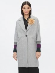 Maryley Płaszcz przejściowy 23IB148/M11/5CGR Szary Regular Fit. Szare płaszcze Maryley, m, bez wzorów, z syntetyku, bez kaptura. Za 489.99 zł.