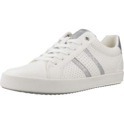 Buty GEOX D BLOMIEE Biały. Białe buty trekkingowe Geox, z syntetyku, bez zapięcia. Za 241.99 zł.