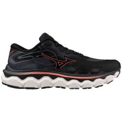 Damskie buty do biegania Mizuno Wave Horizon 7. Czarne buty do biegania Mizuno, bez wzorów, bez zapięcia, do biegania, mizuno wave. Za 789.99 zł.