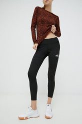 The North Face legginsy sportowe Mountain Athletics damskie kolor czarny z nadrukiem. Czarne legginsy The North Face, bez wzorów, z dzianiny, sportowe. W wyprzedaży za 159.99 zł.