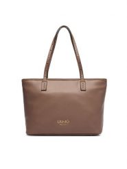 Liu Jo Torebka AF6071 E1120 Brązowy jasny. Brązowe shopper bag Liu Jo, bez wzorów, ze skóry, bez dodatków. Za 499.99 zł.
