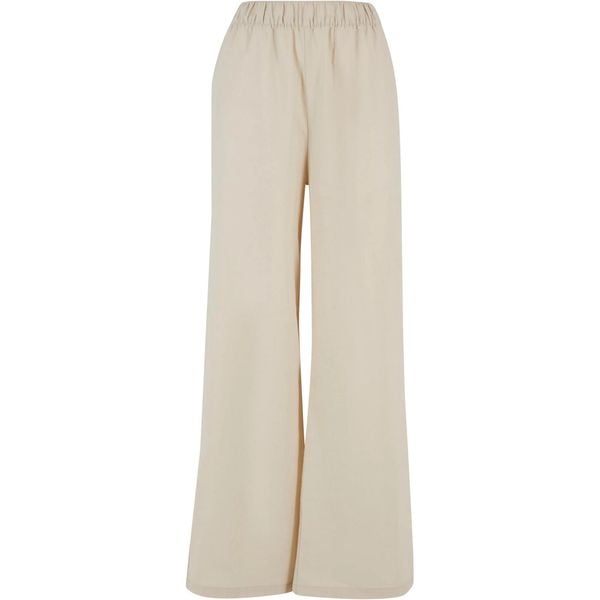 Szerokie Spodnie Mieszane Dla Pań I Panów. Białe spodnie dresowe Urban Classics, bez wzorów, długie. Za 153.99 zł.