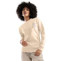 Damska bluza dresowa Lifestyle Siroko Stream-W. Brązowe bluzy bez kaptura SIROKO, m, bez wzorów, z bawełny, bez kaptura. Za 65.00 zł.