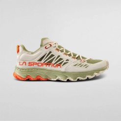 Damskie buty trailowe La Sportiva Helios III. Brązowe buty do biegania La Sportiva, bez wzorów, z meshu, bez zapięcia, do biegania. Za 739.99 zł.