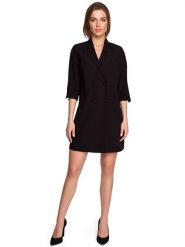 Stylove Sukienka w kolorze czarnym rozmiar: L. Czarne sukienki Stylove, na co dzień, l, bez wzorów, z tkaniny, bez kołnierzyka, bez ramiączek, mini, proste. Za 136.78 zł.