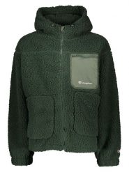 Champion Kurtka polarowa w kolorze ciemnozielonym rozmiar: S. Zielone kurtki Champion, s, bez wzorów, z polaru, bez kaptura. Za 205.45 zł.