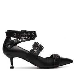 Szpilki Liu Jo. Czarne szpilki Liu Jo, bez wzorów, bez obcasa, na szpilce, bez zapięcia. Za 859.99 zł.