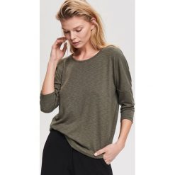 Bluzka z dekoltem na plecach - Turkusowy. Bluzki marki Reserved. Za 49.99 zł.