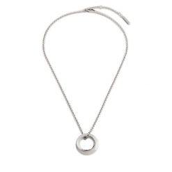 Naszyjnik Calvin Klein. Szare naszyjniki Calvin Klein, srebrne. Za 259.99 zł.