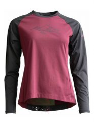 Zimtstern Koszulka kolarska "Pure Flowz" w kolorze antracytowo-czerwonym rozmiar: XS. Czarne t-shirty sportowe Zimtstern, xs, bez wzorów, z materiału, bez ramiączek, rowerowe. Za 114.17 zł.