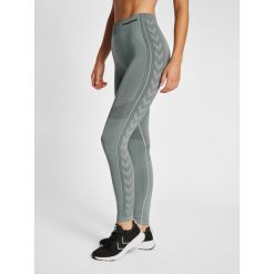 Damskie legginsy bezszwowe Hummel Shaping. Zielone legginsy Hummel, bez wzorów, sportowe. Za 130.50 zł.
