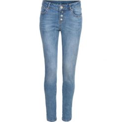 Dżinsy bonprix niebieski "bleached”. Jeansy marki bonprix. Za 124.99 zł.