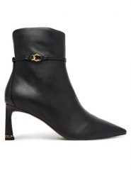 Coccinelle Botki C-look E4 VTK 11 01 01 Czarny. Czarne botki Coccinelle, bez wzorów, ze skóry, bez obcasa, na słupku, bez zapięcia. Za 1,299.00 zł.