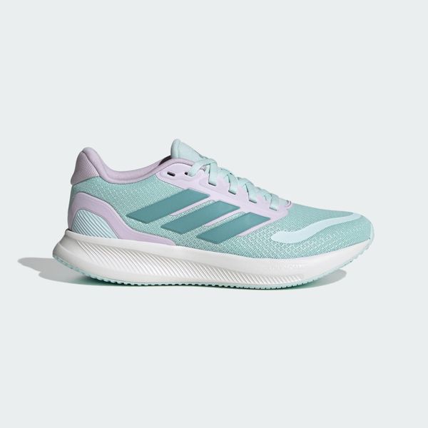 Buty Runfalcon 5. Białe buty do biegania adidas, bez wzorów, z gumy, bez zapięcia, do biegania. Za 169.15 zł.