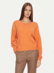 American Vintage Sweter Damsville DAM225H24 Pomarańczowy Loose Fit. Brązowe swetry American Vintage, s, bez wzorów, z syntetyku, vintage, bez ramiączek. Za 249.99 zł.
