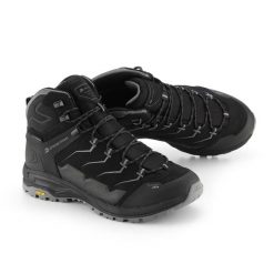 Buty wysokie trekkingowe unisex Alpine Pro Crede Vibram. Czarne buty trekkingowe Alpine Pro, bez zapięcia. W wyprzedaży za 699.00 zł.