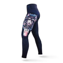 Legginsy sportowe damskie Ground Game Asami. Czarne legginsy GROUND GAME, bez wzorów, z elastanu, sportowe. Za 179.99 zł.