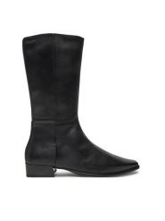 Vagabond Shoemakers Botki Nella 5816-201-20 Czarny. Czarne botki Vagabond Shoemakers, bez wzorów, ze skóry, bez obcasa, na płaskiej podeszwie, bez zapięcia. Za 499.99 zł.