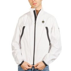 Kurtka BLAUER GIUBBINI CORTI NASTRAT Biały. Białe kurtki Blauer, xl, bez wzorów, z tkaniny, bez kaptura. Za 474.99 zł.