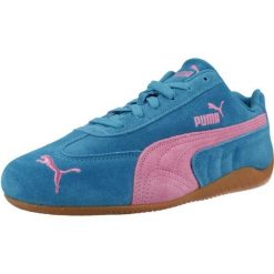 Tenisówki Puma Model Speedcat Kolor Niebieski. Niebieskie trampki Puma, bez wzorów, ze skóry, sportowe, bez zapięcia. Za 352.99 zł.