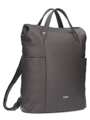 Zwei Plecak "PIR150" w kolorze antracytowym - 33 x 40 x 16 cm rozmiar: onesize. Czarne plecaki Zwei, bez wzorów, z materiału, na ramię, bez dodatków. Za 222.41 zł.