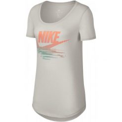 Nike Koszulka Damska W Nsw Tee Tb Bf Sunset Light Bone Crimson Pulse M. T-shirty sportowe marki Nike. W wyprzedaży za 75.00 zł.