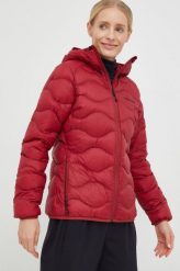 Peak Performance kurtka puchowa damska kolor bordowy przejściowa. Czerwone kurtki Peak Performance, m, bez wzorów, z puchu, bez kaptura. W wyprzedaży za 873.99 zł.
