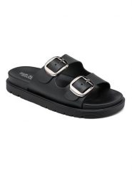 Sixth Sens Klapki w kolorze czarnym rozmiar: 40. Czarne klapki Sixth Sens, bez wzorów, klasyczne, z otwartym noskiem, bez obcasa, bez zapięcia. Za 104.99 zł.