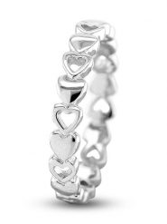 CHARM'S Srebrny pierścionek rozmiar: 52. Szare pierścionki CHARM'S, srebrne. Za 74.45 zł.