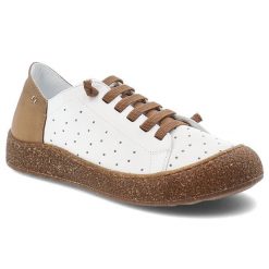 Półbuty damskie Ravini, ze skóry naturalnej licowej ażurowa cholewka sznurowanie wygodna podeszwa casual, białe, 1301-1. Białe półbuty wsuwane Ravini, w ażurowe wzory, ze skóry, casualowe, bez obcasa. Za 309.00 zł.