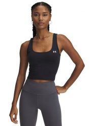 Under Armour Top sportowy "Motion Tank EMEA" w kolorze czarnym rozmiar: L. Czarne topy sportowe Under Armour, l, bez wzorów, outdoorowe. Za 96.45 zł.