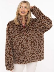 Zwillingsherz Bluza polarowa w kolorze jasnobrązowym rozmiar: XXL. Brązowe bluzy z polaru Zwillingsherz, xxl, bez wzorów, z polaru. Za 169.95 zł.