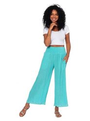 Aller Simplement Spodnie w kolorze turkusowym rozmiar: 34-40. Niebieskie spodnie materiałowe Aller Simplement, bez wzorów, z bawełny. Za 78.99 zł.