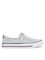 Converse Trampki Chuck Taylor All Star Shoreline Slip 537082C Szary. Szare trampki Converse, bez wzorów, z materiału, retro, bez zapięcia. Za 199.99 zł.