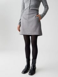 OPUS Spódnica w kolorze szarym rozmiar: 42. Szare spódnice Opus, na co dzień, bez wzorów, mini, proste. Za 117.99 zł.