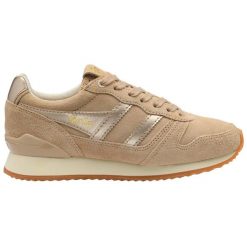 Buty sportowe damskie Gola Quest Westminster. Brązowe buty treningowe Gola, bez wzorów, z zamszu, bez zapięcia. Za 952.00 zł.
