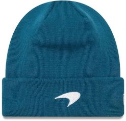Czapka zimowa McLaren F1 Seasonal unisex turkusowa. Niebieskie czapki zimowe Coqui, bez wzorów. Za 184.99 zł.