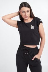 Top damski LIU JO. Topy Liu Jo, m, bez wzorów, bez kołnierzyka, bez ramiączek. W wyprzedaży za 399.20 zł.