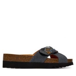 Klapki Scholl. Szare klapki Scholl, bez wzorów, bez obcasa, bez zapięcia. Za 319.99 zł.