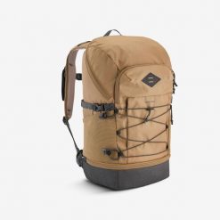 Plecak turystyczny Quechua Arpenaz NH500 30 litrów. Brązowe plecaki QUECHUA, bez wzorów, bez dodatków. Za 149.99 zł.
